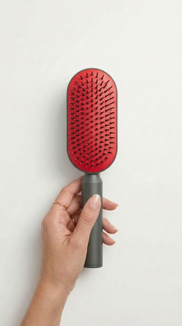 Self Cleaning Hair Brush