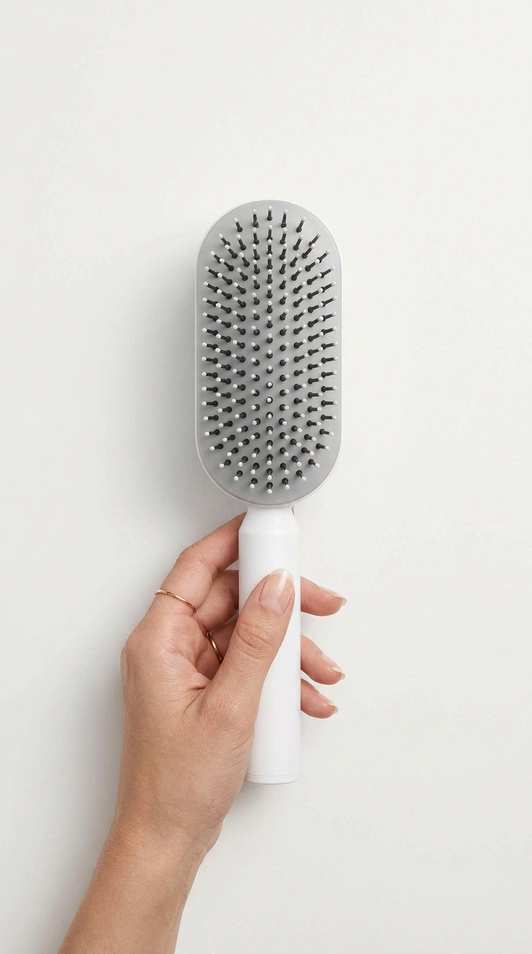 Self Cleaning Hair Brush